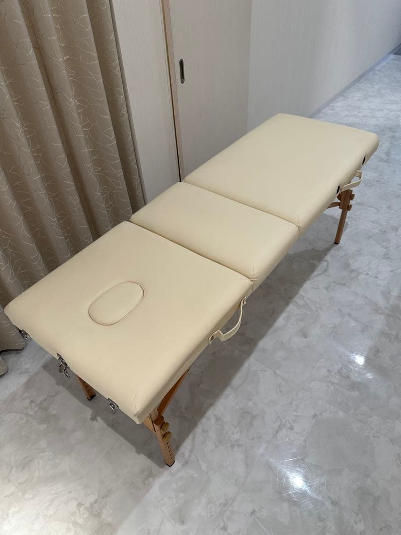 タンスのゲン 折りたたみ　ベッド　マッサージ　施術 レザー　持ち運び