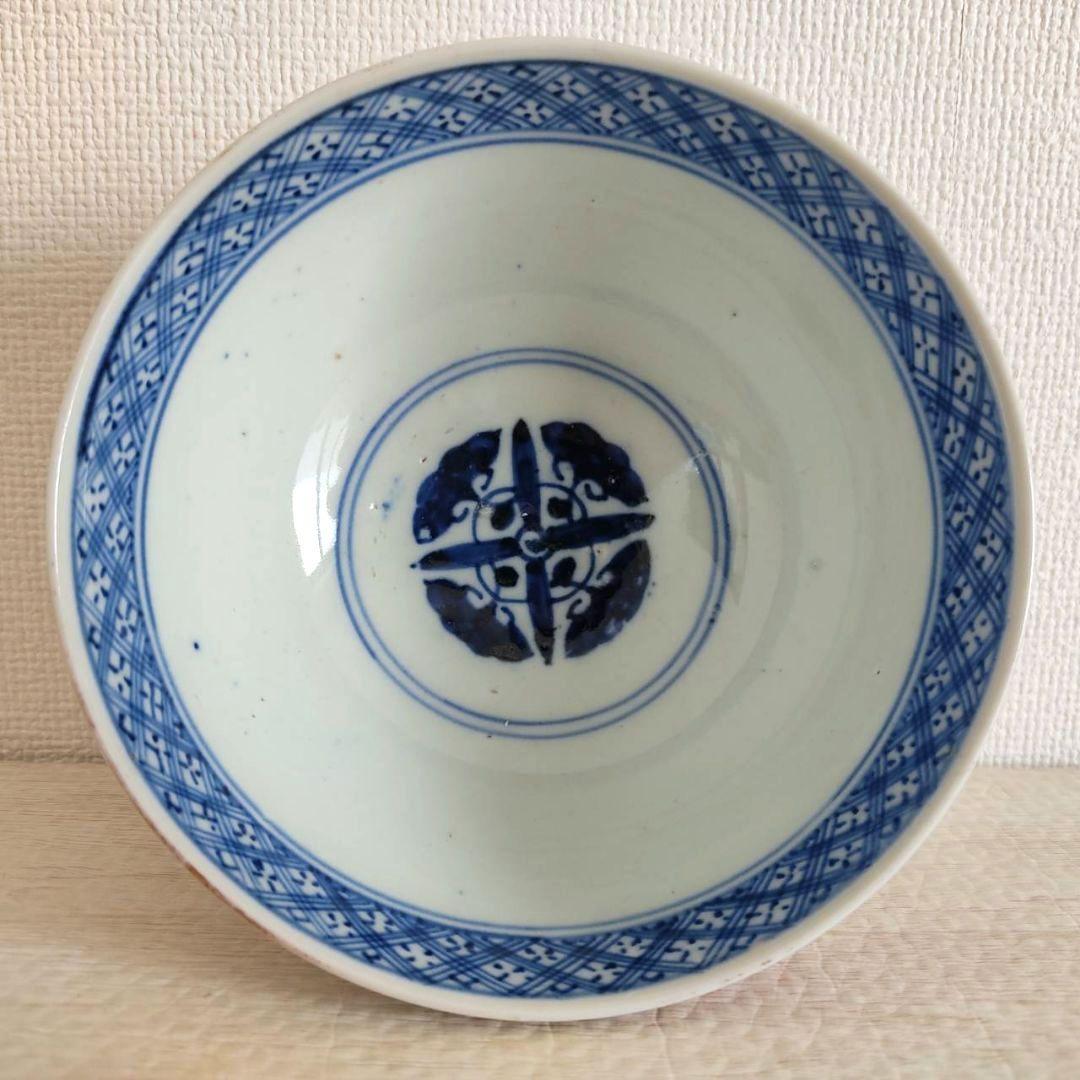 お値下げしました、2個組　古伊万里　色絵　鳳凰　飯茶碗