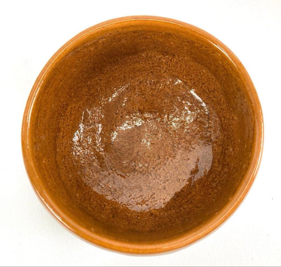 大樋焼 飴釉 抹茶碗 茶道具 お茶碗 大樋一平造