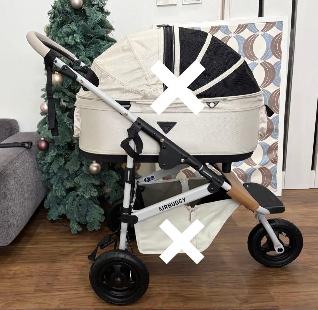 希少 カラーオーツ未使用に近い　エアバギー　最新フレームホワイトアッシュDOME