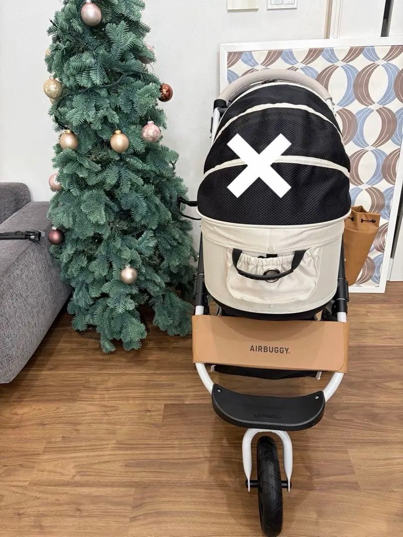 希少 カラーオーツ未使用に近い　エアバギー　最新フレームホワイトアッシュDOME