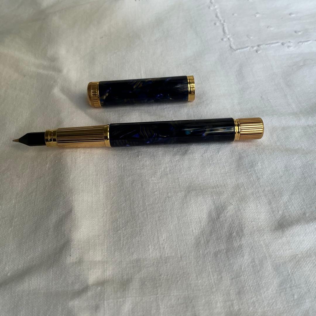 マーブル模様 ウォーターマン　イデアル　レディーアガタ万年筆