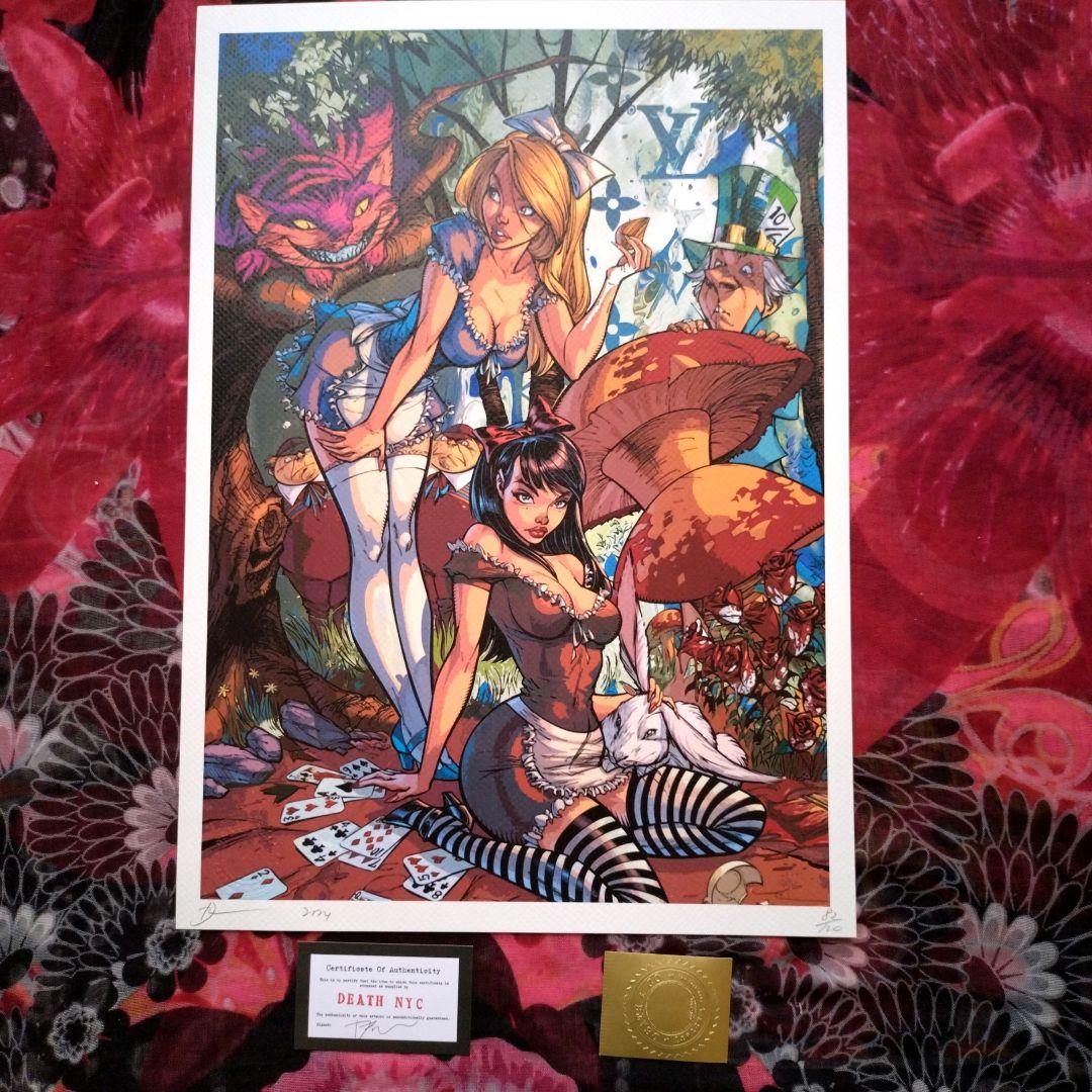 death nyc 世界限定100枚　アリスインワンダーランド　ディズマランド