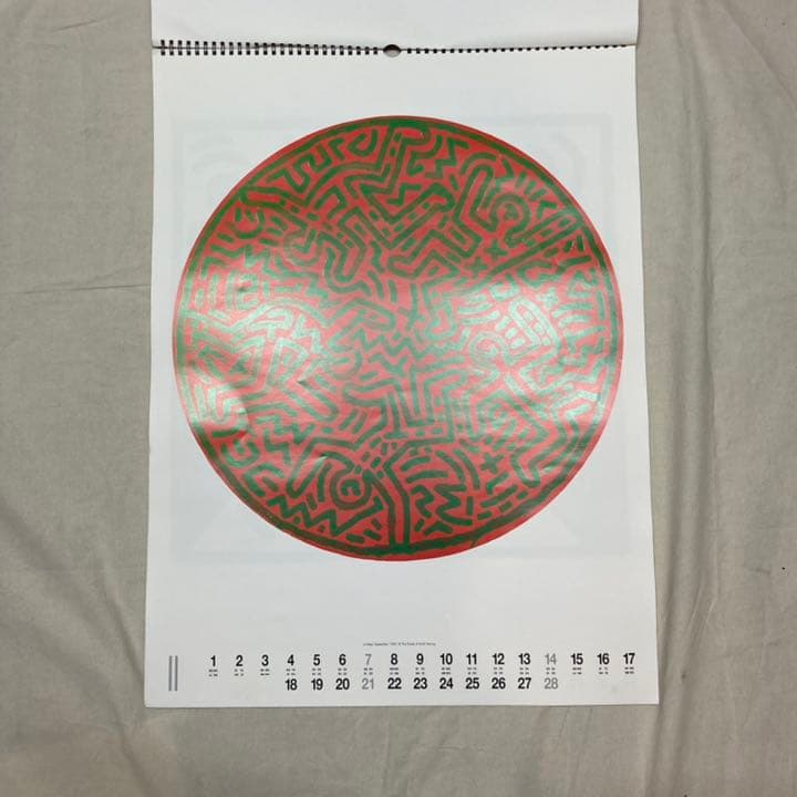 キースヘリング　1999年　カレンダー　ポスター