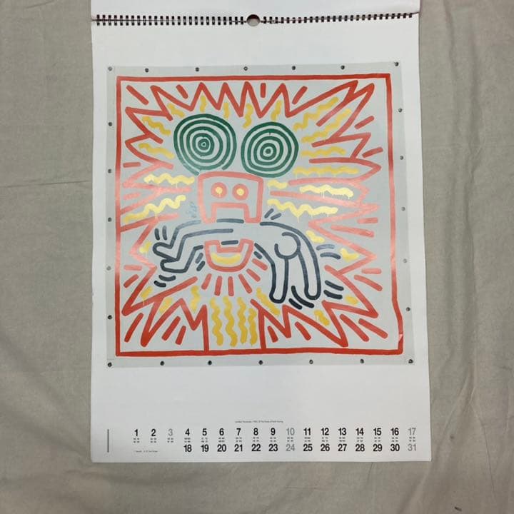 キースヘリング　1999年　カレンダー　ポスター