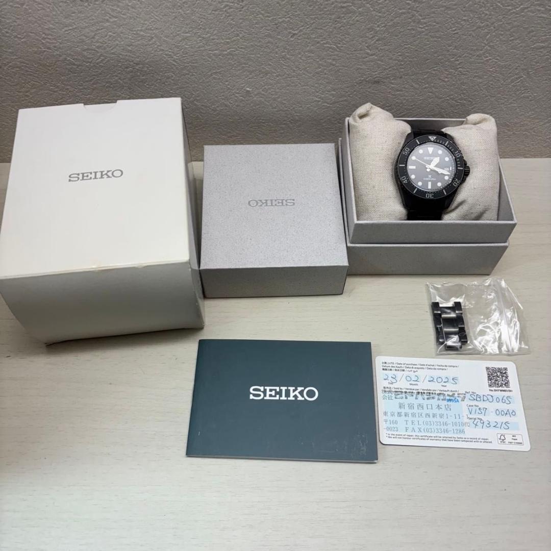 【美品】セイコー　SBDJ065 プロスペックスDiver Scuba