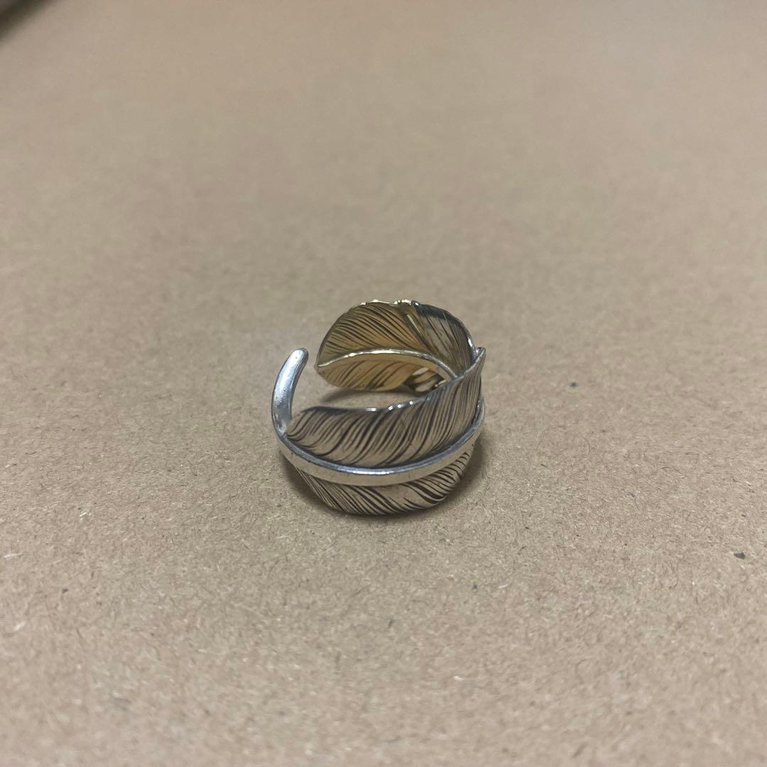 鷲見太郎 ワシミタロウ M Feather K18 Top Ring 01
