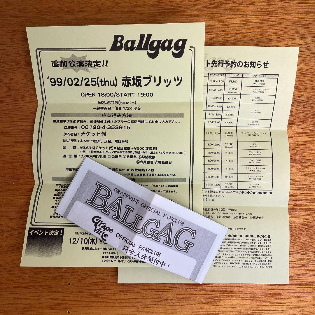 【グレイプバイン】激レア❗️ファンクラブ会報 vol.1 vol.2