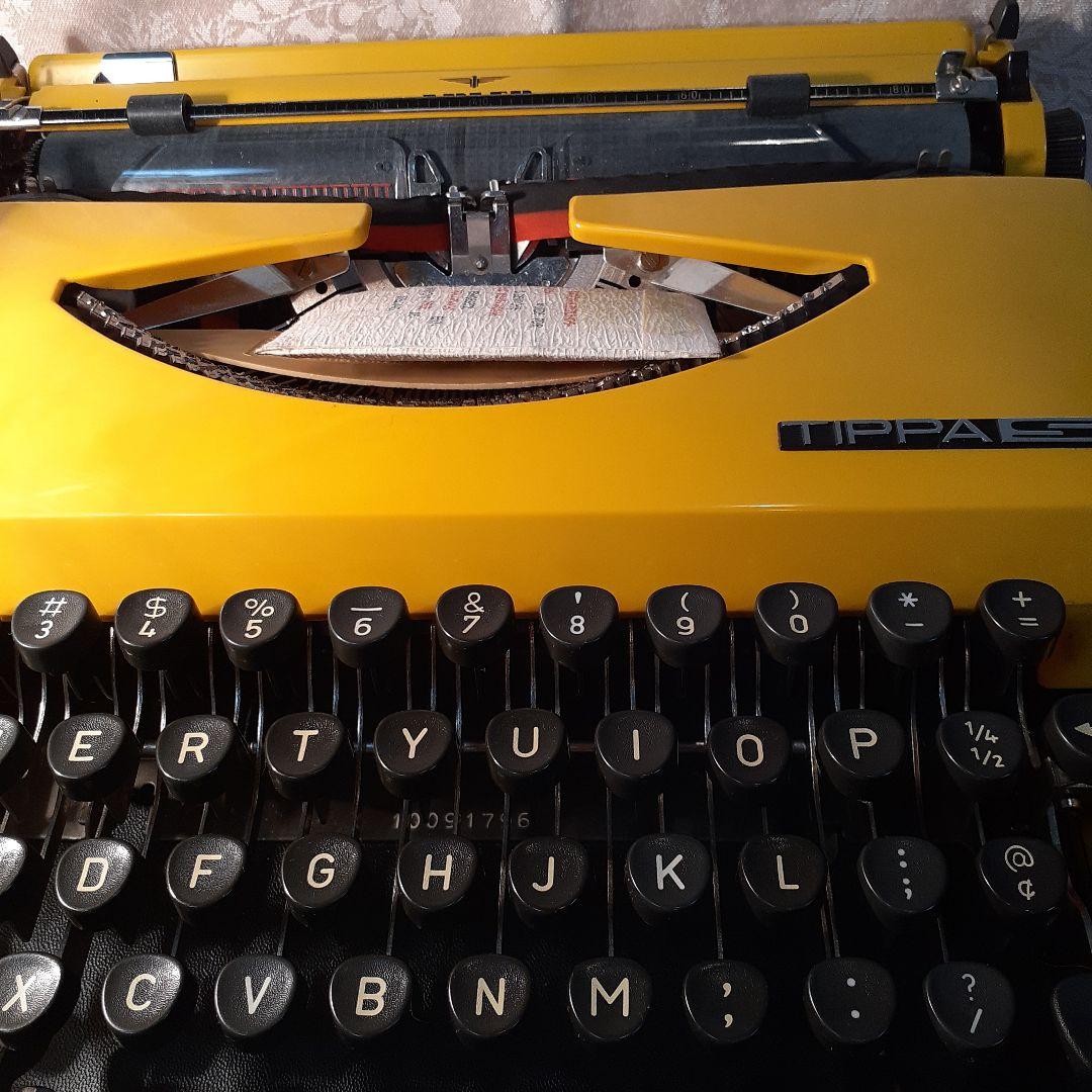 ジンジャー❤️ ドイツ アドラー社製携帯英文タイプライター❤️