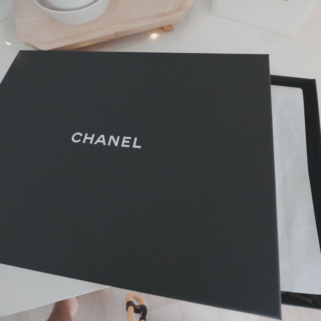 CHANEL マフラー カシミヤ/メタリック