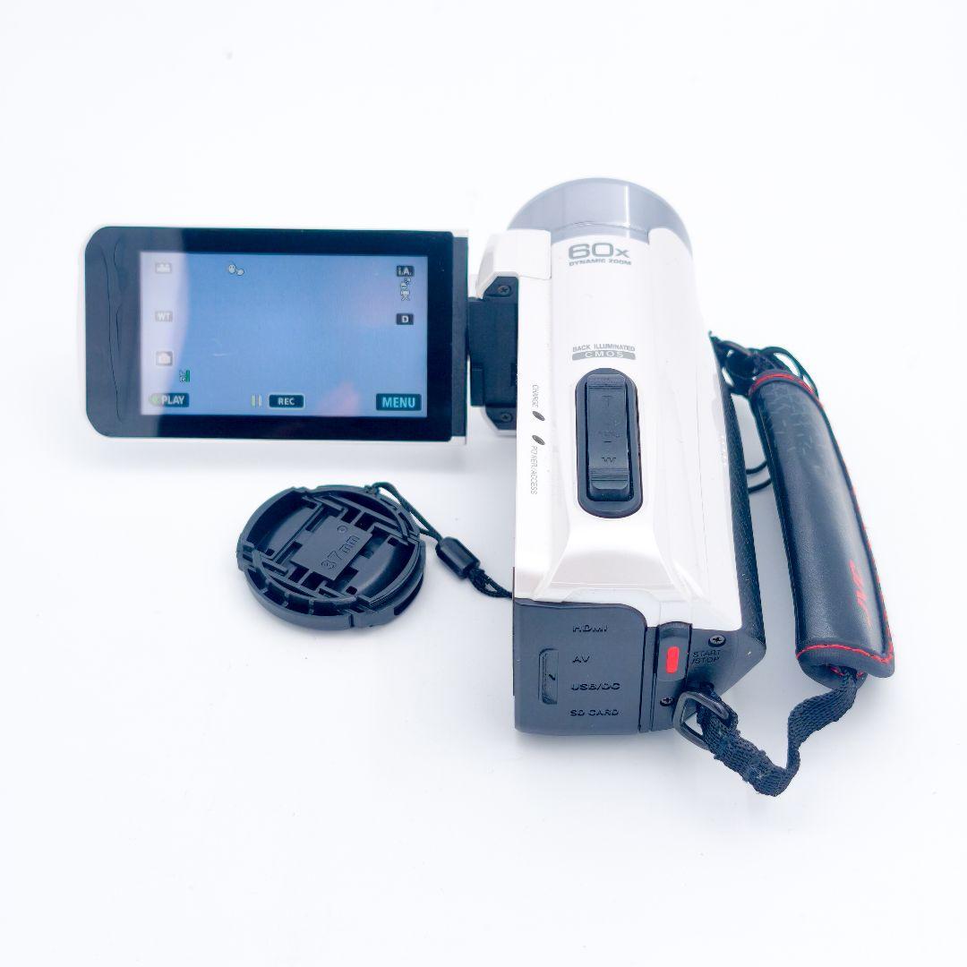 GZ-F200-W ビデオカメラ タフネス 高倍率ズーム アウトドア 旅行用