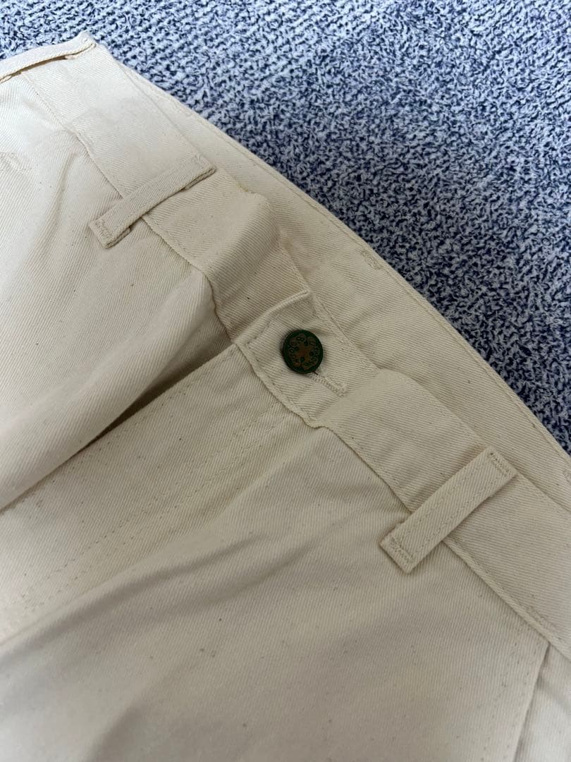 70s〜90s Oshkosh ペインターパンツ ホワイト 42talon 白