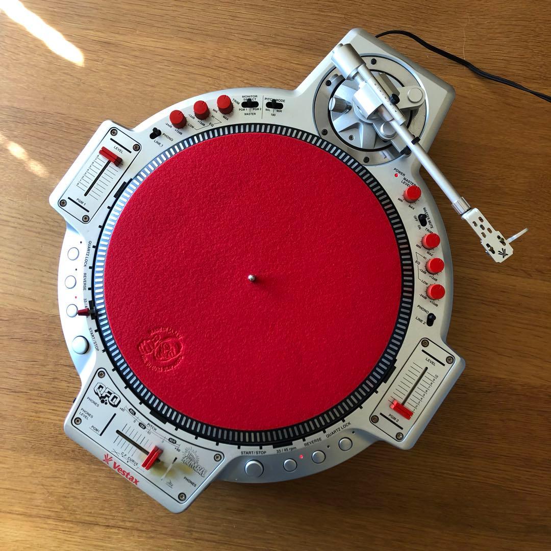 Vestax QFO ターンテーブル レッドノブカスタム 中古