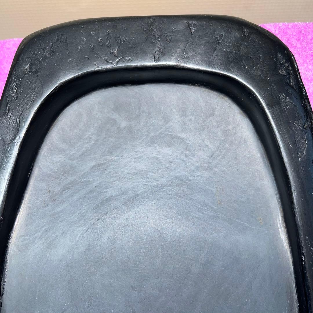 ⭕️雨畑硯　現代の名工　雨宮峯硯　20cm超え　大型自然硯