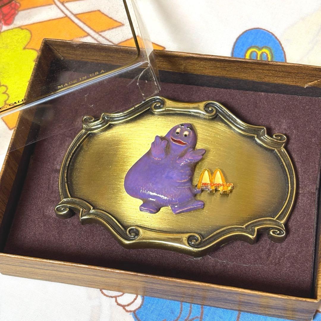 vintage マクドナルド RainTree グリマス ベルト バックル レア