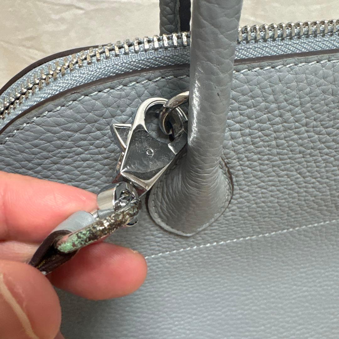 美品　楽天4U 廃盤品　本革　ブガッティハンドバッグ 2way 31サイズ