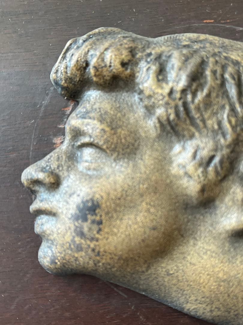 レリーフ　彫刻　ブロンズ　カミーユクローデル似　真鍮　ポートレート　希少