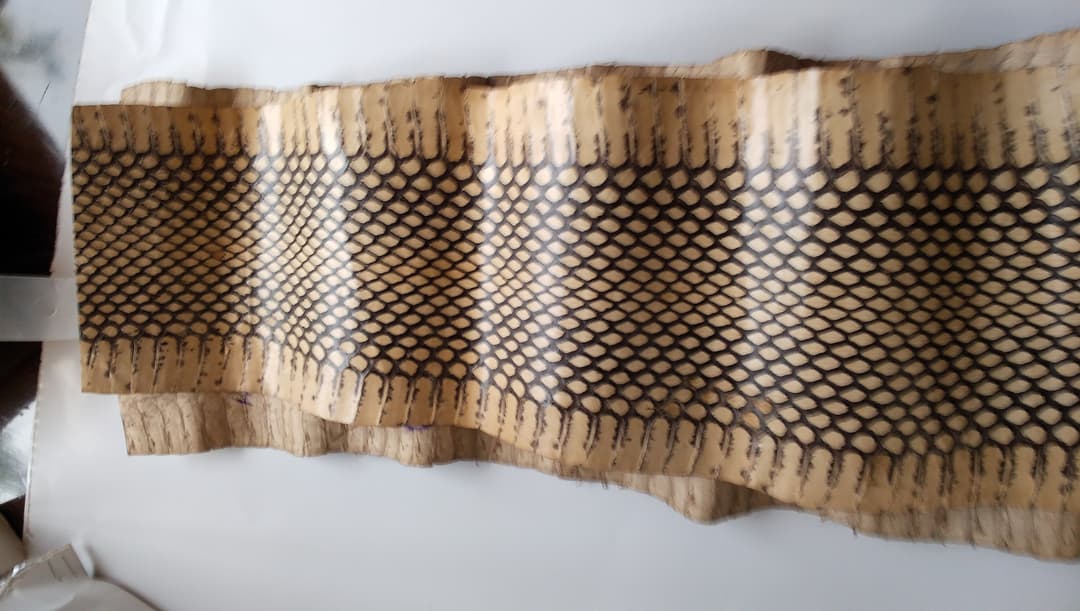 財を築き幸運を呼ぶ 蛇皮 財ヘビ 革 原皮 天然皮革 金運 招福 厄除け 風水