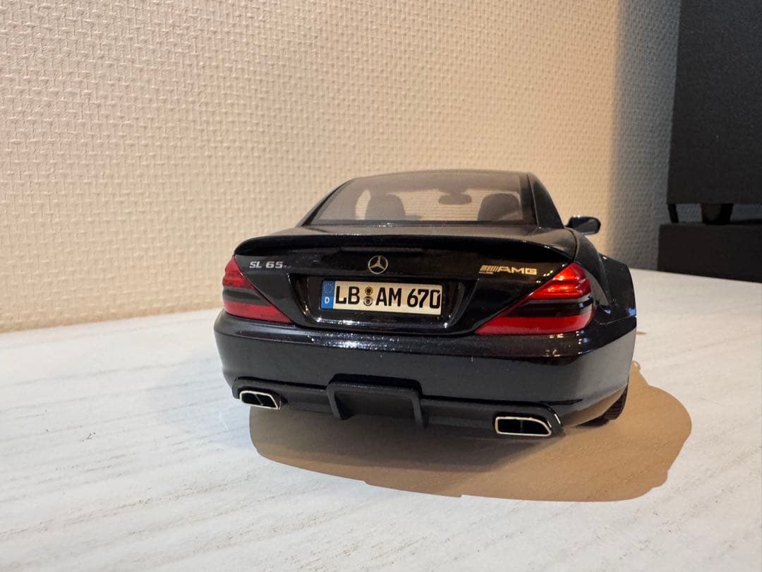 AMG SL65 ブラック ミニカー