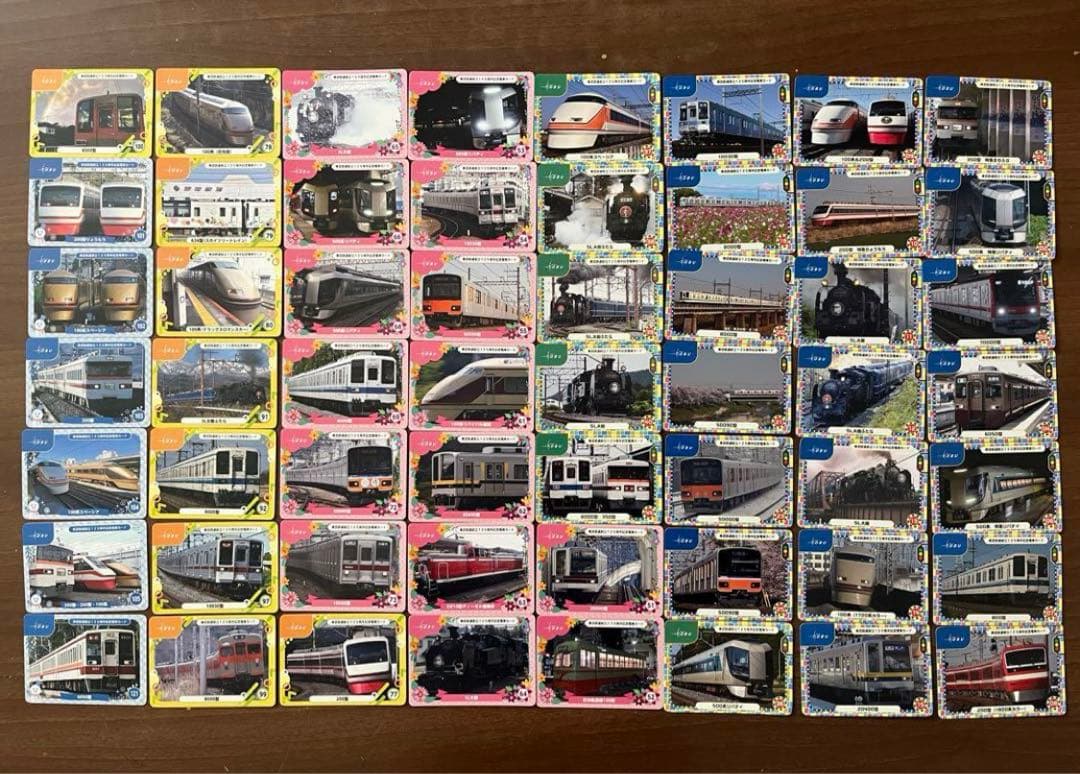 東武鉄道　電車カード　125周年　記念　125種類　新幹線　在来線