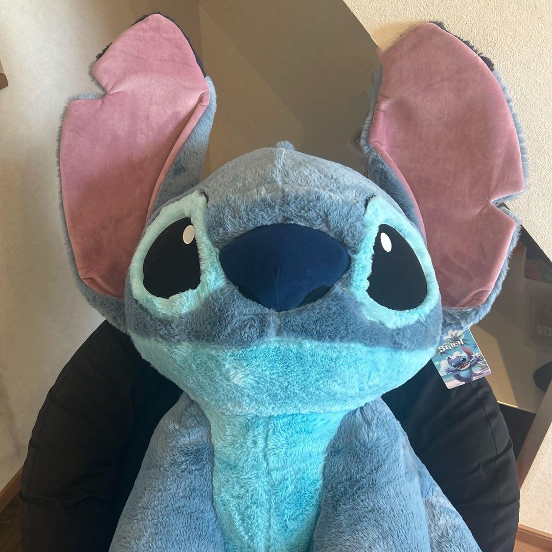 【コストコ限定品】スティッチ　特大ぬいぐるみ ブランケット入り