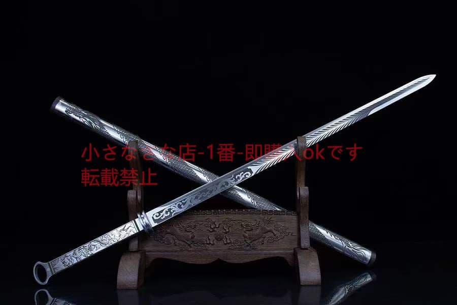 ドラゴンリングヘッド-高性能ステンレス鋼 古兵器 武具 刀装具 日本刀  居合刀
