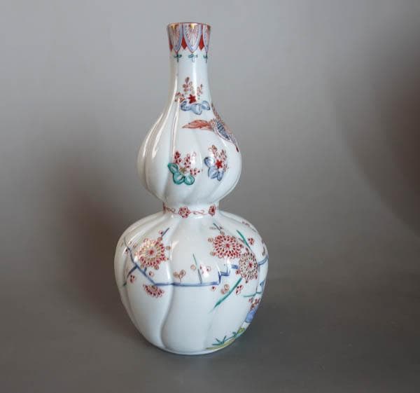 色絵花鳥文　瓔珞文　鳳凰文　神具　榊　花器　花瓶　酒器　徳利 1本　 2426