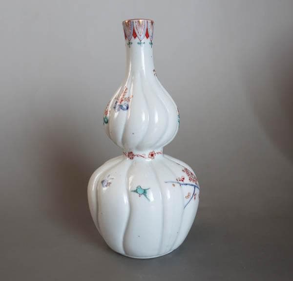 色絵花鳥文　瓔珞文　鳳凰文　神具　榊　花器　花瓶　酒器　徳利 1本　 2426