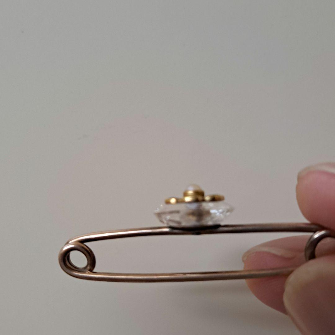 アンティークエナメルブローチ