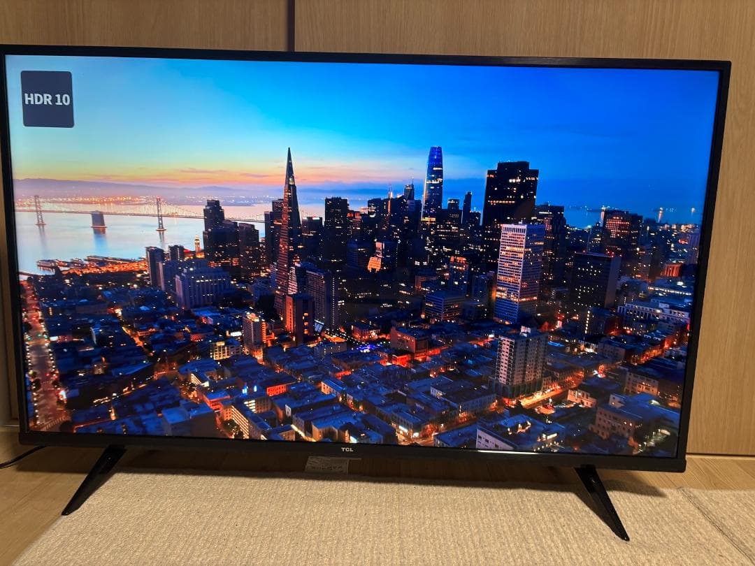 ササちゃん　TCL 43型 テレビ 4k HDR Dolby Atmos