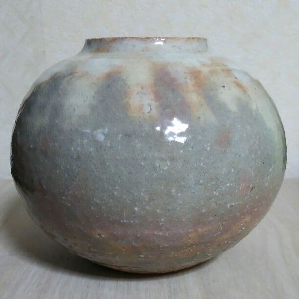 萩焼  壺  定夫
