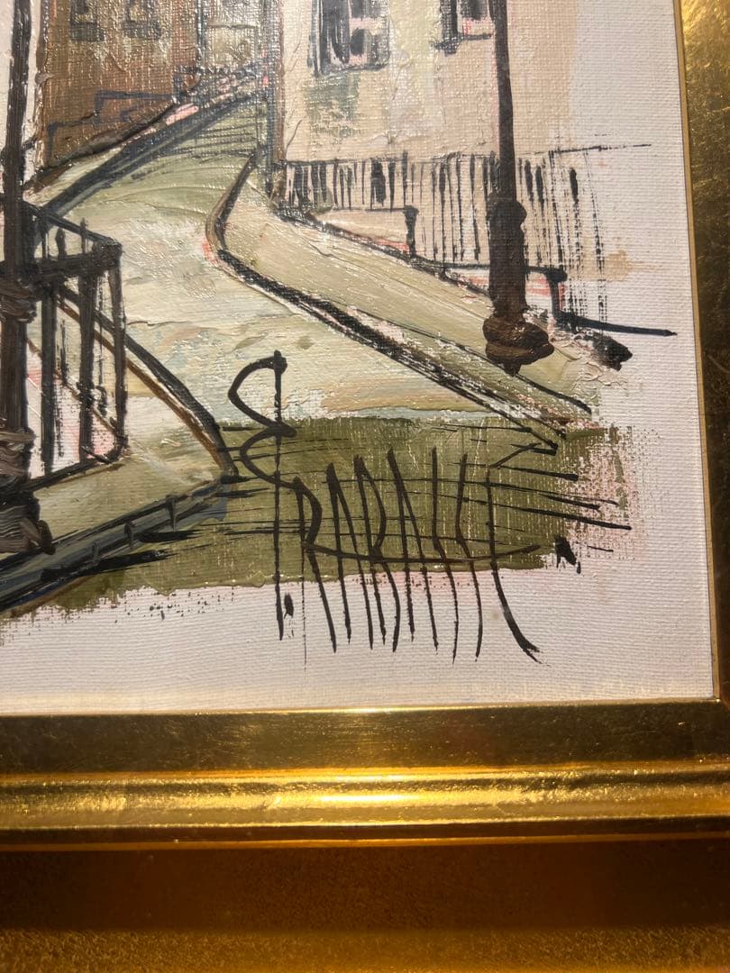 肉質画　油絵　作者不明