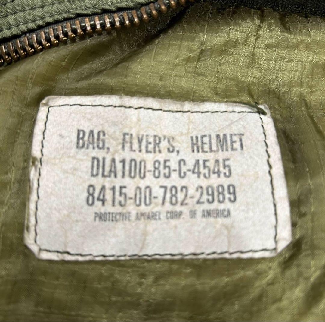 ビンテージ　80s　85年　ミリタリー　米軍　ヘルメットバッグ　スコービル