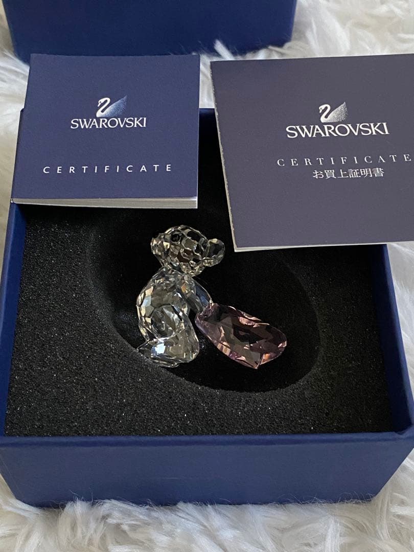 スワロフスキー　クリスベアー　With You ショップカードつき