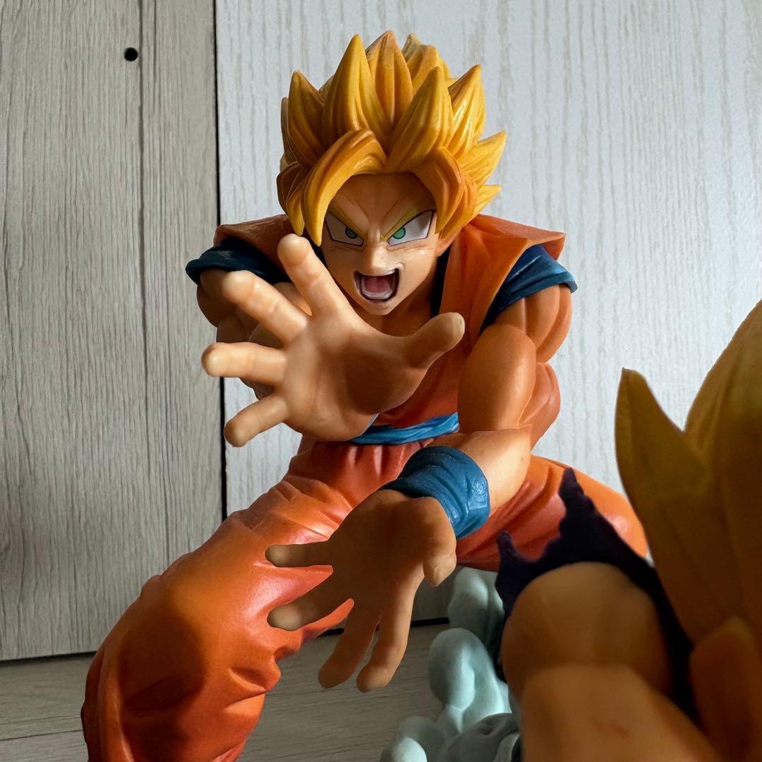 一番くじ ドラゴンボール Ａ賞 親子カメハメ波 悟空&悟飯フィギュア　開封品