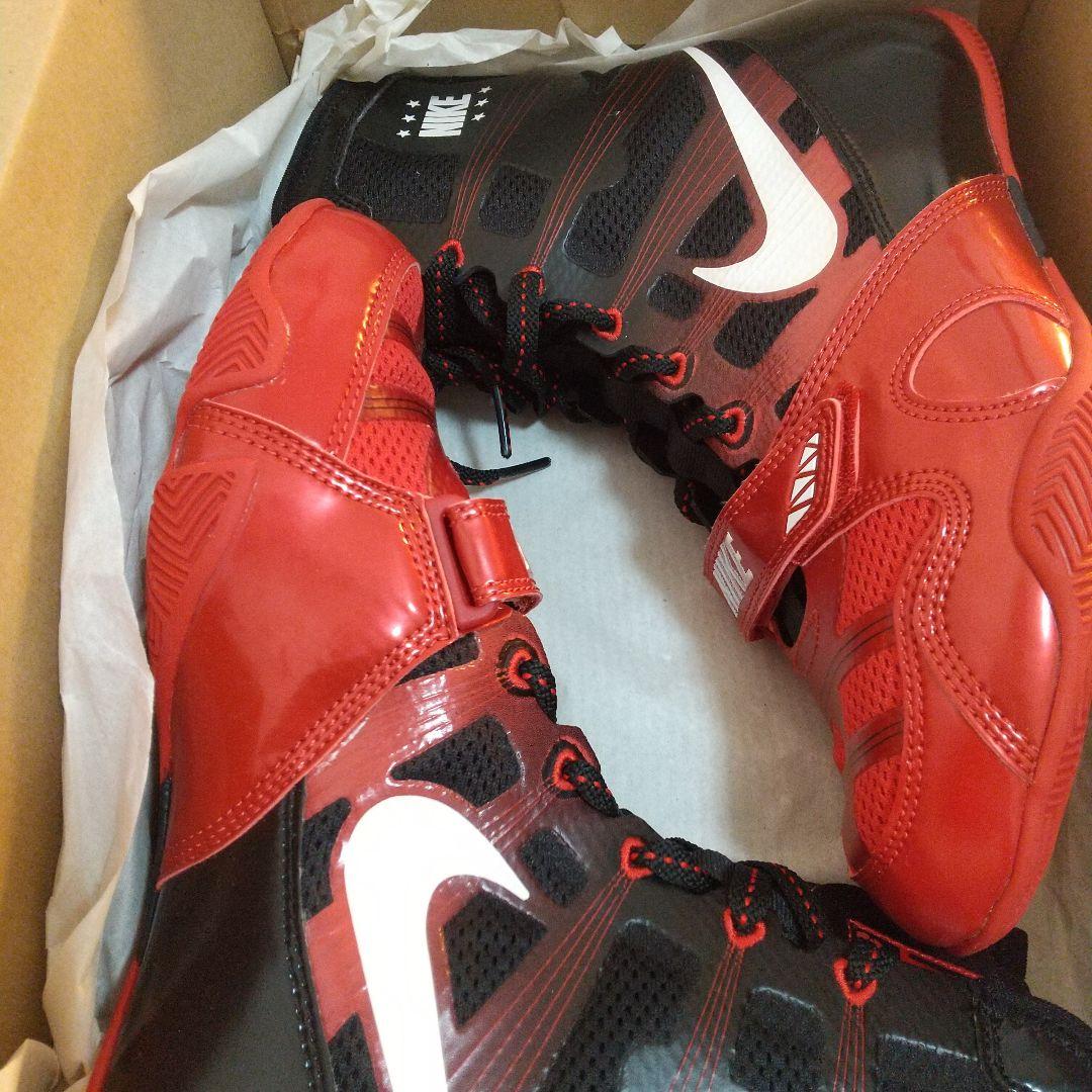 【新品・未使用】ボクシングシューズ ハイパーko ジム・レッド プレミア品