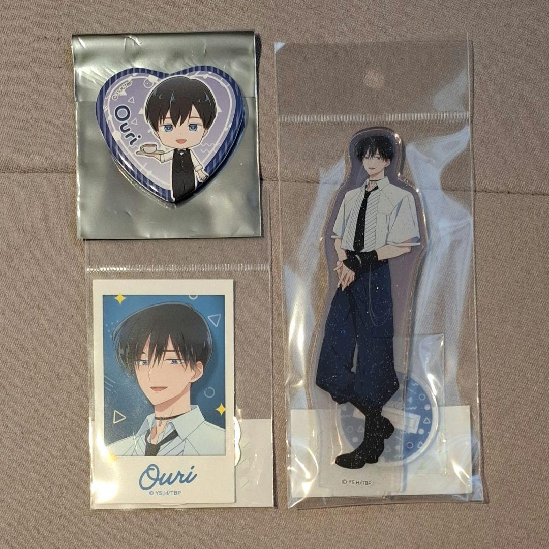 多聞くん今どっち 坂口桜利 コラボカフェ アクスタ ステッカー 缶バッジ