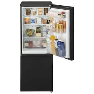 【2025年製】パナソニック 180L 2ドア 冷蔵庫（マットブラック)