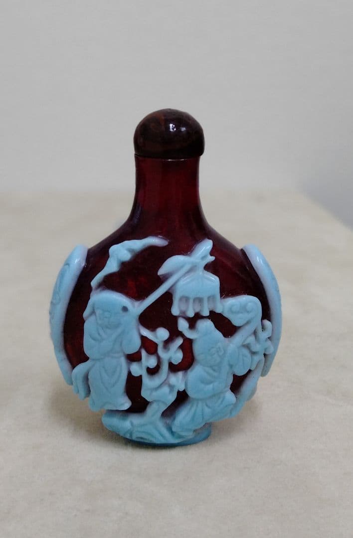 【最終お値引きです】美品　珍品　 古美術品　鼻煙壺 　骨董品 　ガラス 中国物