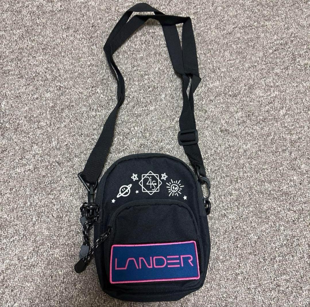 LISA ブラックバックショルダーバッグ 宇宙モチーフ ブラック　セット