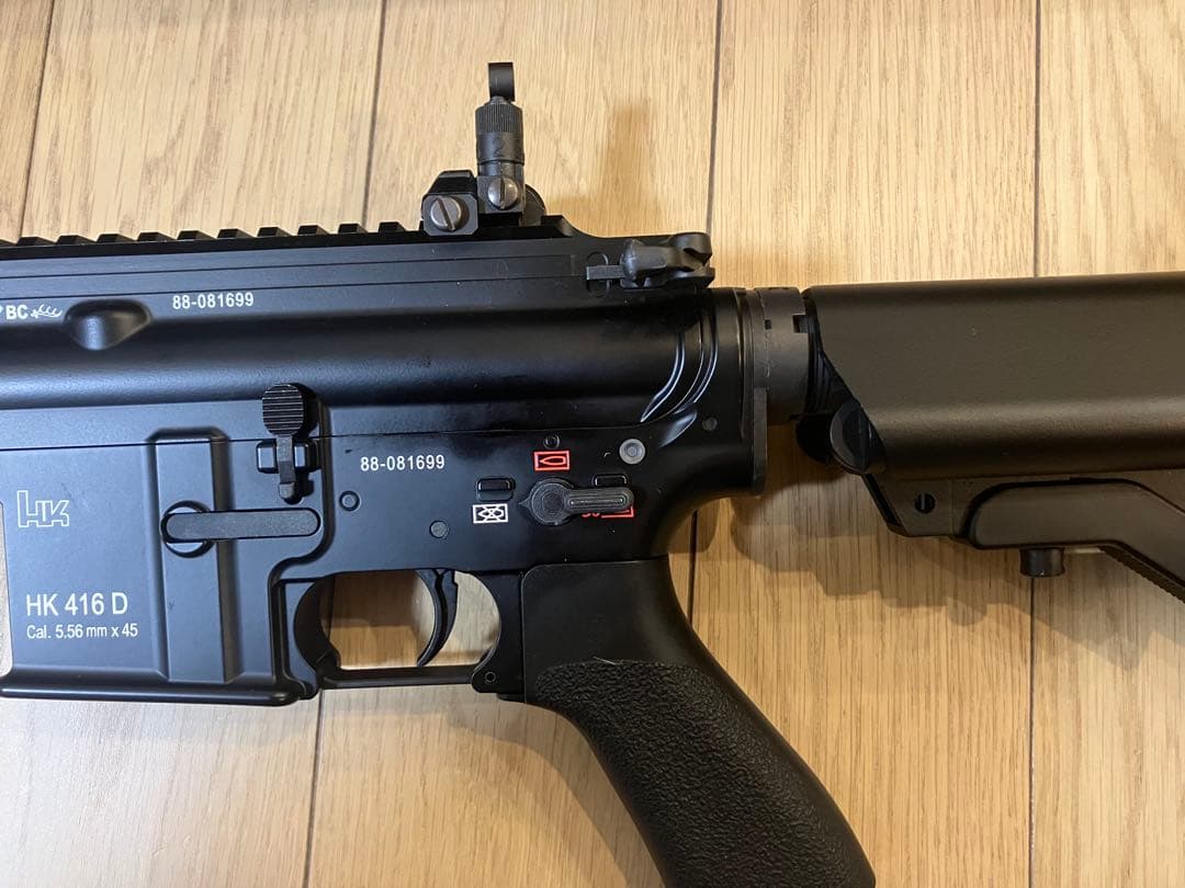 東京マルイ　次世代　デルタカスタムブラック　HK416D 着せかえセット