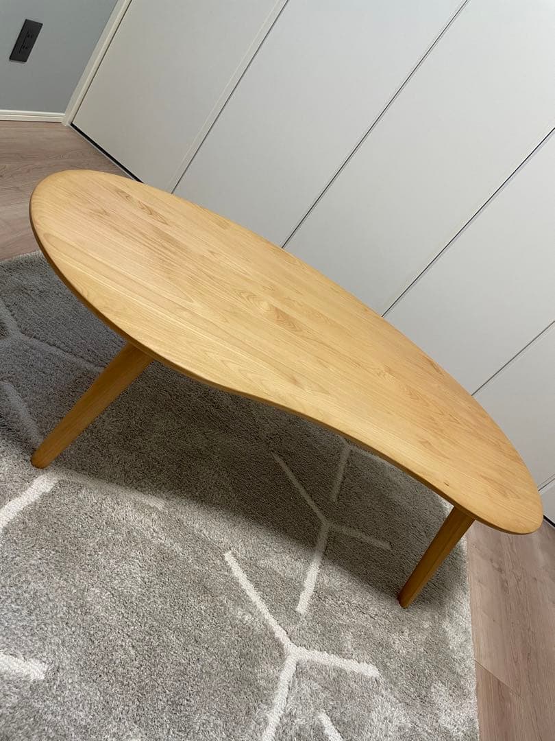 ローテーブル　豆型　ビーン