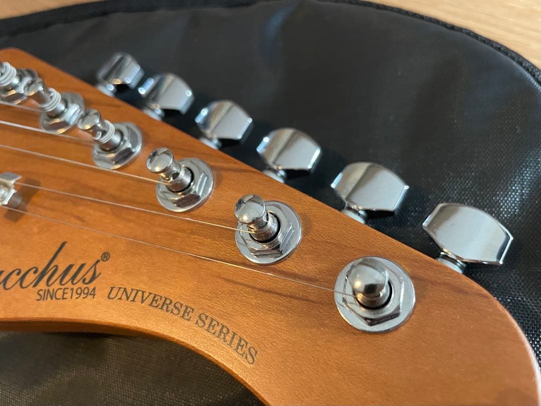 【ほぼ新品】Bacchus BST-1-RSM/M DLPB ストラトキャスター