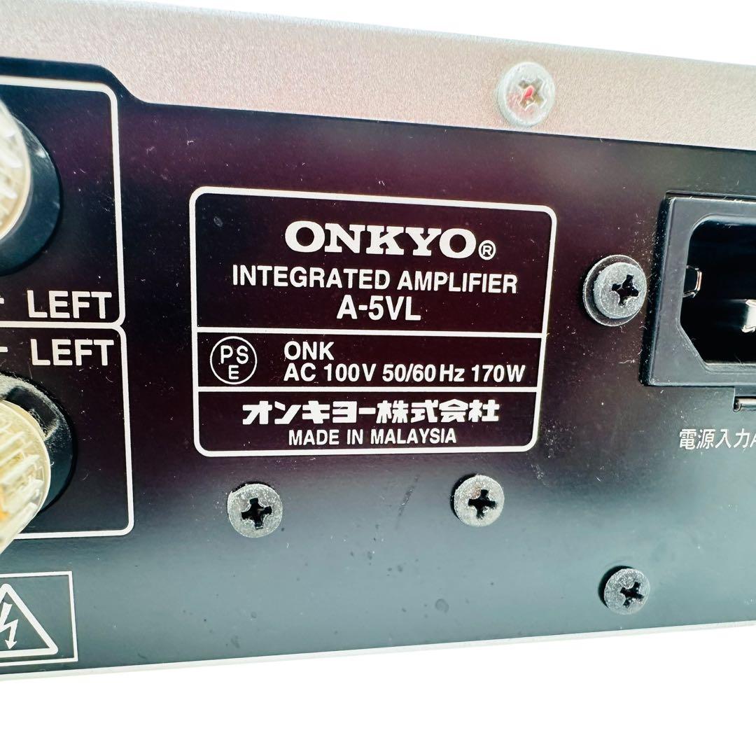 ONKYO オンキョー　プリメインアンプ　A-5VL