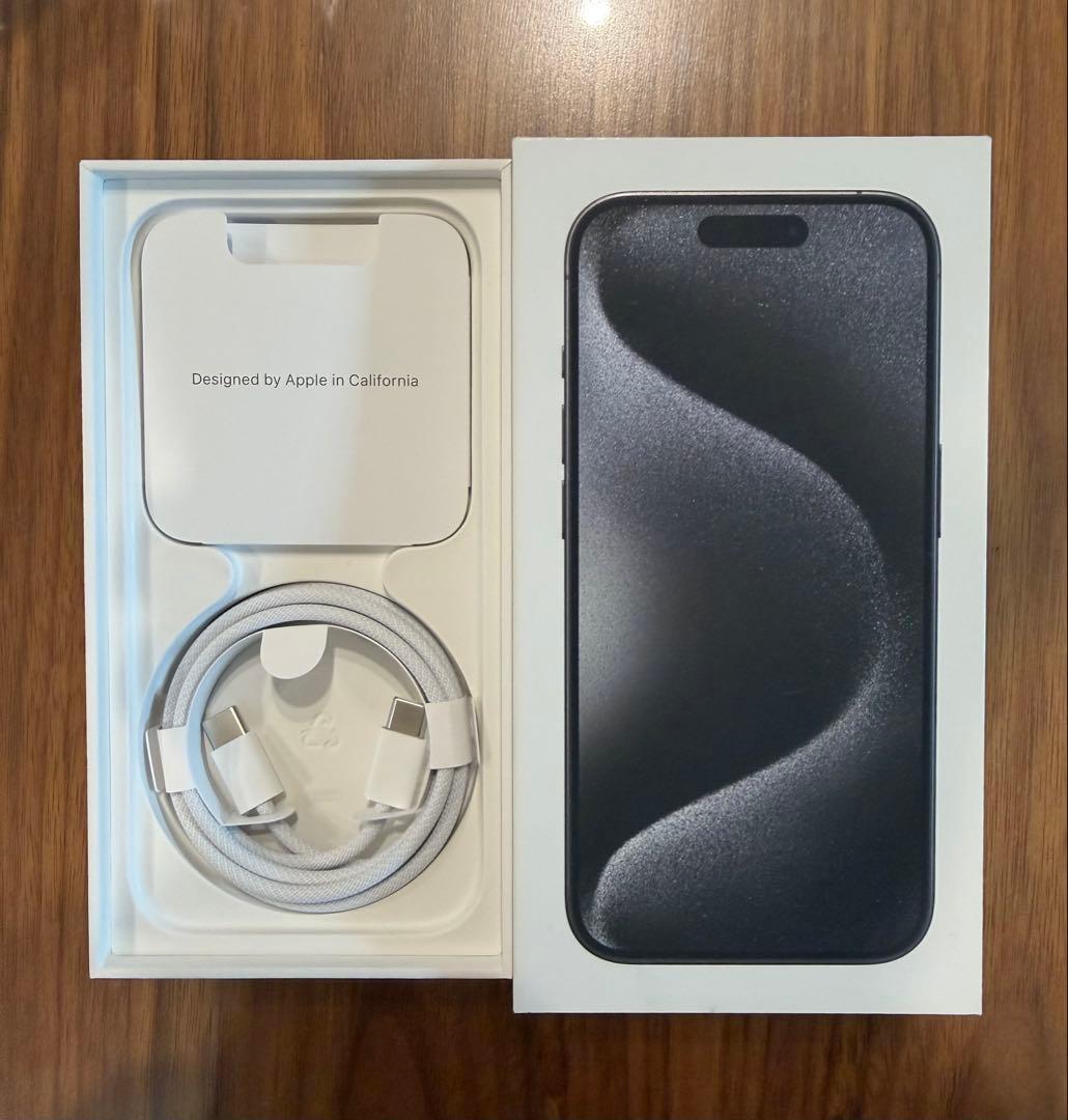 iPhone15pro 512GB ブラックチタニウム