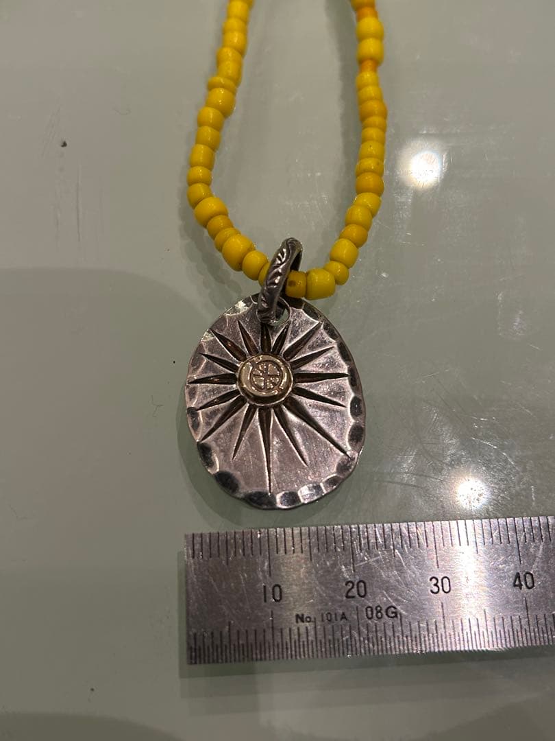 ワンズワーカー製　サンバーストペンダント ネックレス
