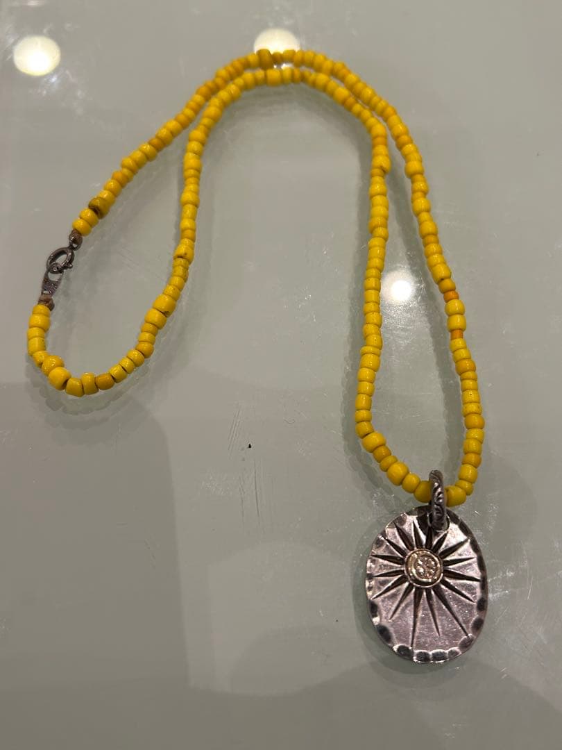 ワンズワーカー製　サンバーストペンダント ネックレス