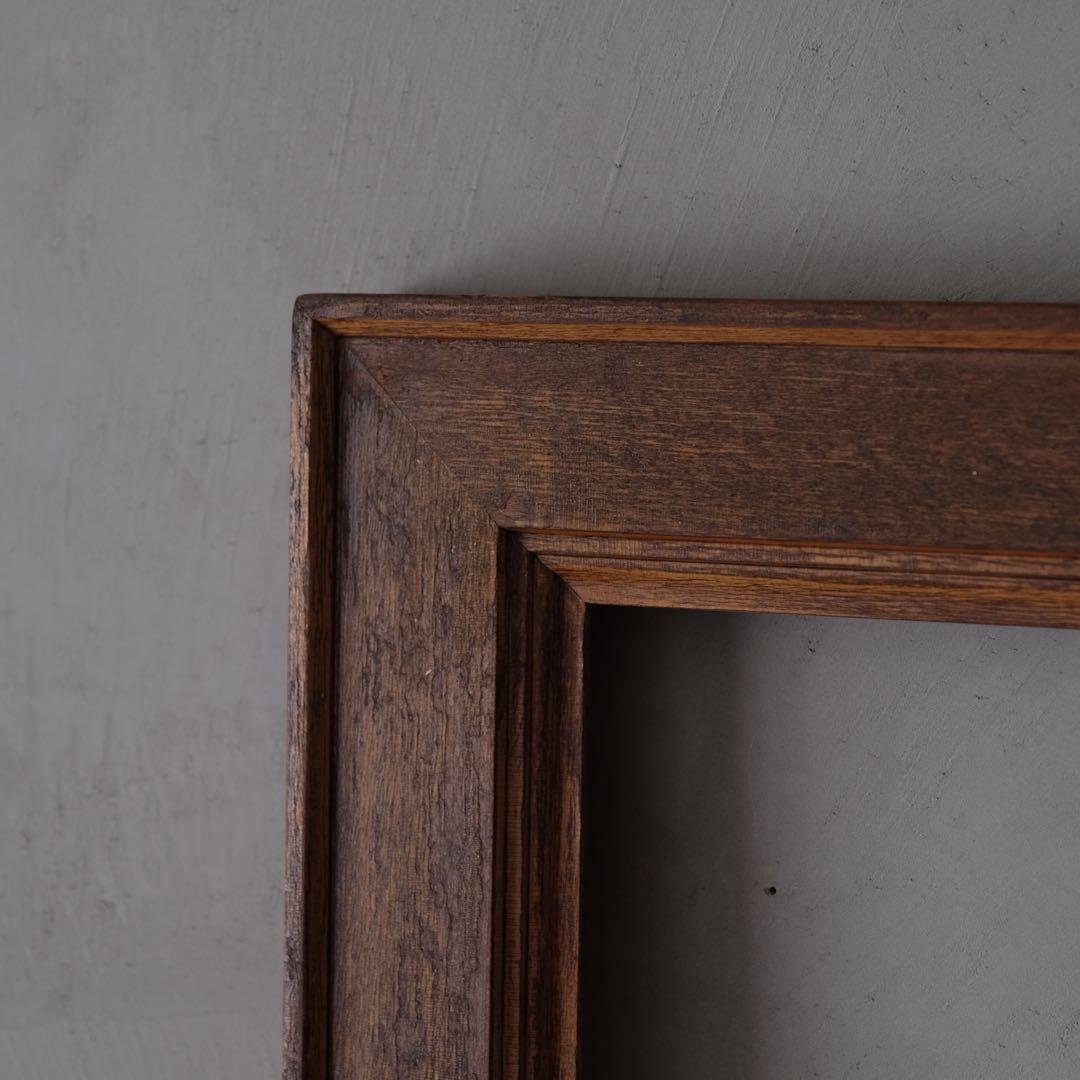 大型木製額縁　フレーム 絵画 レトロ ヴィンテージ 古家具