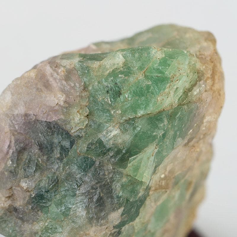 天然石　鑑賞石　パワーストーン　翡翠石　原石　唐木台付　Z　8611