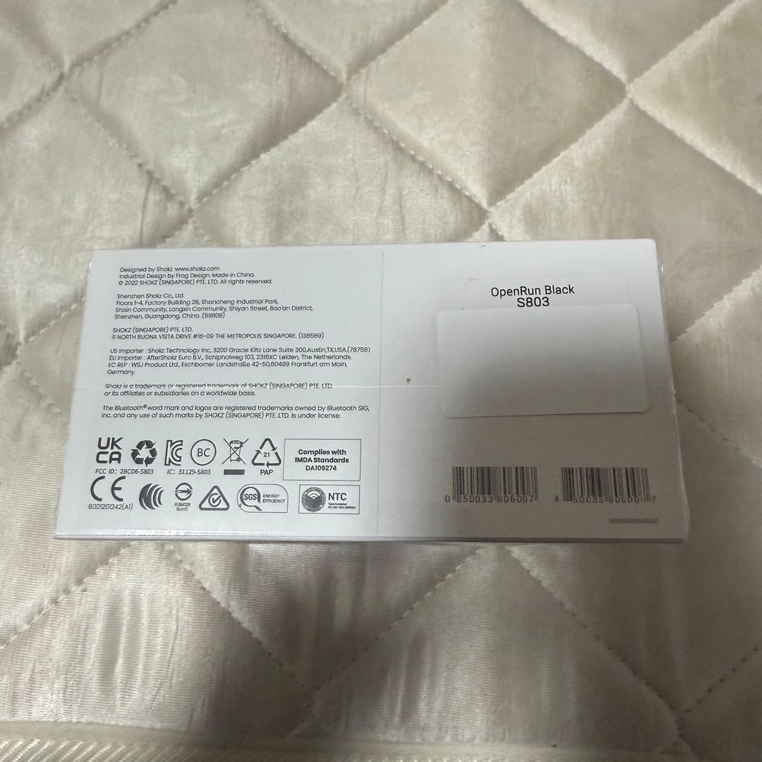 shokz OPENRUN 新品未開封 骨伝導イヤホン